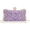 QUARKZMAN Borsette Serali Per Donna Pochette Per Matrimonio Viola Chiaro