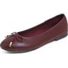 Feversole Women's Fashion Round Toe Ballet Flat,Ballerina a Punta Tonda per Donna