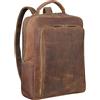 STILORD Orlando Borsa Zaino Uomo Lavoro in Pelle Vintage Borsa a Tracolla Porta Documenti per Tablet Zainetto Università Ufficio Viaggio Cuoio Genuino Colore:marrone medio