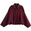 WZMYDBD Giacca Bomber Donna In Pelle Scamosciata Con Risvolto Con Zip Giacca Moto Donna Bomber Softshell In Finta Pelle Giacche Primavera Inverno Caldo Giacca Maniche Lunghe Moda Camoscio