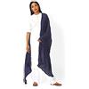 Stylesindia Cotone Tinta unita Donne Dupatta sciarpe Scialle (Navy), Blu, X-Large
