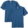 American Apparel Tri-Blend Track T-Shirt, Style Gtr401, Confezione da 2 T-Shirt Unisex - Adulto (Pacco da 2)