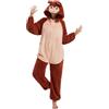 Luojida Tuta unisex adulta, pigiama onesies animale Cosplay Panda Deguisement Deguisement Halloween Donna Uomo con Cappuccio Zip Kigurumi Halloween Costume Animali Carnevale, Stile: 8., S
