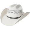 Qcbuegof Cappello bianco Western Panama Denims traspirante confortevole unisex accessorio alla moda per attività all'aperto elegante cappello protezione solare