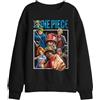 One Piece Group Box Felpa Bambini, Nero, 9-11 A