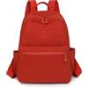 YUESITE Piccolo zaino da donna, elegante e leggero, Colore: rosso, 25×13×32 cm, Minimalista