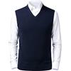 Btmpmcs Gilet Maglione Senza Maniche da Uomo Pullover in Maglia di Lana con Scollo a V Classico Panciotto Cardigan Canotte Smanicato Pullunder per Autunno Inverno