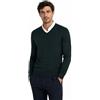 Iacobellis Maglione Uomo Pullover Scollo V Misto Lana Merinos Extrafine Made in Italy
