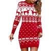 Marvmys Abito in Maglia Donna Invernale Natalizio Vestito Maglione Natale
