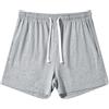 Amy Coulee Pantaloni da notte corti da uomo, in cotone, 4, leggeri, pantaloni corti da pigiama con tasche