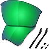 Saucer - Lenti di ricambio e kit in gomma per Oakley Half Jacket 2.0 XL, (High Definition - Jade Green Polarized), Taglia unica