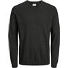 JACK & JONES Knitted Pullover Plain Knitted Pullover | Knit Fit, tinta unita, maniche lunghe, casual, temperatura massima 40 °C processo delicato