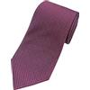 Towergem Cravatta da uomo extra lunga in microfibra in tessuto jacquard a righe XL 160 cm