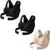 duaicnvow Reggiseno Posturale Reggiseno Postura Schiena Donna con Chiusura Frontale | Senza Cuciture Supporto Reggiseno Posturale Spalle Schiena Modellante Regolabile Push Up Taglie Forti per Postura Posteriore