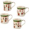 Tazza Mug Natalizia Noel Palais Royal H9cm in 4 Varianti Assortite