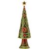 Albero Natalizio Trad Green Palais Royal H43cm Resina Verde e Oro