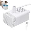 Foreverup Pompa per Fontana per Gatti, 200 l/h 1 W Pompa Dell'Acqua Per Animali Domestici, Pompe Per Acquario USB con cavo da 1,5 m per Fontanelle e Acquari per Animali Domestici, Super Silenziosa