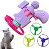 Générique Cat Fetch Toy, Luminous Disc Propeller, Interactive Glowing Saucer, 4,72 x 3,15 x 4,33 pollici Lightweight Flyer, Compact Design, 3 Pack, Multicolor for Home Indoor Outdoor Travel Play
