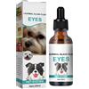GNAUMORE Pet Gocce Oculari,Detergente per Occhi per Cani Et Gatti,Gocce Occhi Cane,Detergente Oculare per Cani E Gatti,per Cani e Gatti per Eliminare i Segni di Lacrimazione 20ML