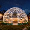Yorkgargen 3.6 x 2.2m serra da giardino Igloo, cupola da giardino, in TPU, per 4-8 per, tenda a bolle da giardino con 2 catene luminose, tenda a cupola trasparente per cortile, feste, Natale