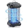 GIBOHOM Lampada Antizanzare, 4200V 18W UV Zanzariera Elettrica Efficace Portata 190 M², Lampada Zanzare Impermeabile IP44 Non Tossico Ecologico, Lampada Anti-zanzara per Interni, Esterni, Giardino