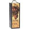 SESCO MYBOXES - Confezione Regalo per 1 Bottiglia di Vino, Dimensioni: 10,8 x 11,5 x 32 cm