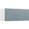 Vicco Pensile da cucina R-Line, Grigio-blu/Bianco 100 cm