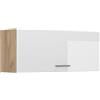 Vicco Pensile da cucina R-Line, Bianco lucido/Rovere dorato 100 cm
