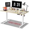 WALKINGDESK Piano intero Scrivania regolabile in altezza, elettrica 140 x 70 cm Scrivania per computer con 4 funzioni di memoria, scrivania sit-stand con piano monoblocco, Quercia
