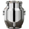 aliooila Contenitore 5 Litri per Olio Acciaio Inox con Rubinetto Latte Tappi Latta Acciaio Inox contenitori Acciaio Inox per Alimenti Contenitore per Latte in per Cucina e Uso Domestico(Capacity,5L)