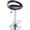 COSMA Sgabello Jimmy in ABS e Acciaio cm 43,7x46,5x77,5/98 h Blu