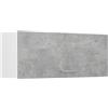 Vicco Pensile da cucina R-Line, Calcestruzzo/Bianco 100 cm | Anta con apertura verso l'alto · 1 Ripiano · Profondità - 31 cm · ✓ Liberamente combinabile · ✓ Spazio pratico