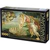 D-Toys - Puzzle, Motivo: La Nascita di Venere (Sandro Botticelli), 1000 pz.