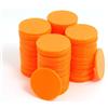 Smartdealspro 100pcs 32mm/1.26 Pollici Plastica Opaca Contatori Dischi Mini Poker Chip Gettoni di Gioco con Scatola di Immagazzinaggio