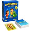 Fasonak Pantomime - Gioco per bambini - 55 carte, Charades gioco dai 4 anni in su, gioco per famiglie e feste, asilo e scuola