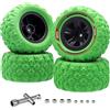 GOUP RC GOUPRC - Set di 4 pneumatici esagonali RC da 12 mm, 3,26 x 1,67 pollici, 4 pezzi, accessori per auto radiocomandate da 1/14 e 1/16