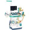 JOVOW Kit Dottore Giocattolo Bambini, 28 Pezzi Set Gioco Medico con carrello mobile di suono e luce, Gioco di Ruolo Gioco Educativo Regalo con Valigetta Dottore e Camice per Ragazzi Ragazze di 3+ Anni