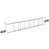Sauvic Supporto estensibile per finestra 150-200 cm grigio
