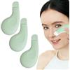 CQXSYTBN 3 rimuovi punti neri in silicone, estrattore per naso e viso per pulizia profonda, spatole delicate e portatili per cura della pelle, strumenti compatti per uso quotidiano e da viaggio