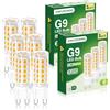 XINFUFEIMING Lampadine LED G9 bianco caldo 3000K 3,5W 663LM Classe energetica B Equivalente a una lampadina alogena da 30 W, 40 W o 50 W, lampadina LED G9 non dimmerabile (Warmweiss 3000k, 6 Stück)