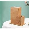 Generico CEPPO SUPPORTO PORTA COLTELLI VUOTO (SENZA COLTELLI) IN LEGNO NATURALE DI BAMBOO