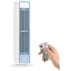 Generic Piccolo condizionatore portatile, ventilatore a torre senza pale da 3600 mAh con telecomando, 3 in 1 da pavimento/scrivania/parete, silenzioso 5 velocità e flusso d'aria reversibile per casa, ufficio