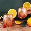 Faizee Möbel Moscow Mule - Tazza in rame fatto a mano, 500 ml, colore: oro rosa