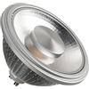 SLV QPAR111 GU10 LED-Leuchtmittel, 12W, 670lm, 2700K, CRI90, 55°, dimmbar, aluminium (1005297)