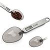 VOSSOT Cucchiaio bilancia digitale precisione misure da 0,1g a 500g 2 testa a cucchiaio diverse electronic spoon scale multifunzionale con diverse unità di misura frontale in acciaio inossidabile argentato