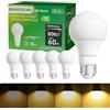 bravotecno E27 A60 Lampadina LED dimmerabile 4,3 W 3000 K, confezione da 6
