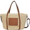 PIECES Pclexi Straw Daily Bag, Sacchetto Donna