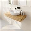 Parama Mensola da bagno in hpl 100cm rovere miele | Baikal