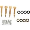 BTWSRX Revisione Riparazione Kit Di 4 Viti Regolazione Per Carburatore, Kit Riparazione Per Weber DCOE 64750.001, Per La Della Miscela Aria-carburante Carburatore Ricostruzione Kit