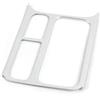 PYPFQUMQGR Per VW Per Tiguan MK1 2008-2015 Guida A Sinistra Cornice Portaoggetti Centrale Per Interni Auto PYPFQUMQGR(Argento)